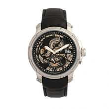Load image into Gallery viewer, Reign Matheson Automatic Skeleton Dial Leather-Band Watch - Black - REIRN5302
