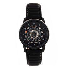 Load image into Gallery viewer, Reign Monterey Skeletonized Leather-Band Watch - Black/Grey - REIRN6404