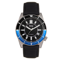 Load image into Gallery viewer, Reign Francis Leather-Band Watch w/Date - Black/Blue - REIRN6303