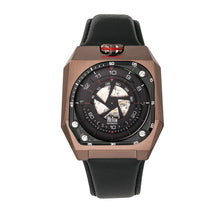Load image into Gallery viewer, Reign Asher Automatic Sapphire Crystal Leather-Band Watch - Brown/Black - REIRN5104