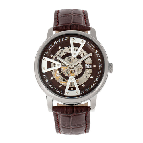 Reign Belfour Automatic Skeleton Leather-Band Watch - REIRN3602
