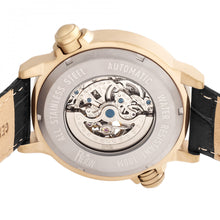 Load image into Gallery viewer, Reign Thanos Automatic Leather-Band Watch - Gold/White - REIRN2106