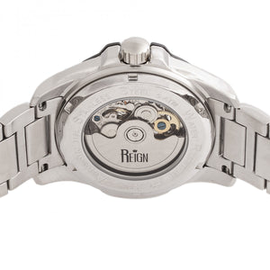 Reign Henley Automatic Semi-Skeleton Bracelet Watch - Silver/Black - REIRN4502