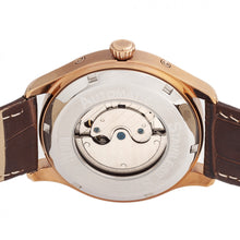Load image into Gallery viewer, Reign Gustaf Automatic Leather-Band Watch - Brown/Black - REIRN1506
