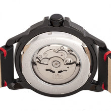 Load image into Gallery viewer, Reign Monarch Automatic Domed Leather-Band Watch - Black - REIRN5204