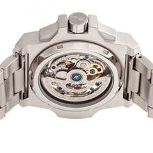 Load image into Gallery viewer, Reign Commodus Automatic Skeleton Bracelet Watch - Silver - REIRN4006
