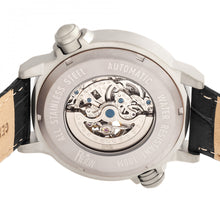 Load image into Gallery viewer, Reign Thanos Automatic Leather-Band Watch - Silver/Black - REIRN2101