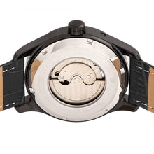 Load image into Gallery viewer, Reign Bhutan Leather-Band Automatic Watch - Black - REIRN1603