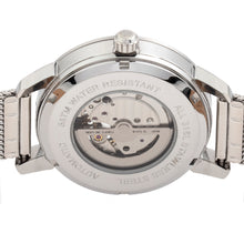 Load image into Gallery viewer, Reign Rudolf Automatic Skeleton Bracelet Watch - Silver - REIRN5901