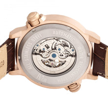 Load image into Gallery viewer, Reign Thanos Automatic Leather-Band Watch - Rose Gold/White - REIRN2104