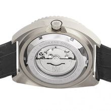 Load image into Gallery viewer, Reign Quentin Automatic Pro-Diver Leather-Band Watch w/Date - Silver - REIRN4905