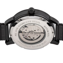 Load image into Gallery viewer, Reign Rudolf Automatic Skeleton Bracelet Watch - Black - REIRN5906