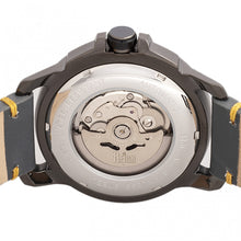 Load image into Gallery viewer, Reign Monarch Automatic Domed Leather-Band Watch - Gunmetal/Grey - REIRN5205