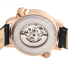 Load image into Gallery viewer, Reign Thanos Automatic Leather-Band Watch - Rose Gold/Black - REIRN2107