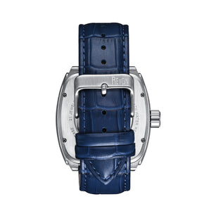 Reign Olympia Automatic Semi-Skeleton Leather-Band Watch - Silver/Blue - REIRN5603