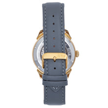 Load image into Gallery viewer, Reign Weston Automatic Skeletonized Leather-Band Watch- Grey/Gold - REIRN6802
