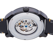 Load image into Gallery viewer, Reign Weston Automatic Skeletonized Leather-Band Watch- Black/Black - REIRN6805
