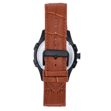 Load image into Gallery viewer, Reign Solstice Automatic Skeletonized Leather-Band Watch - Brown / Green- REIRN6904