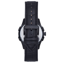 Load image into Gallery viewer, Reign Solstice Automatic Skeletonized Leather-Band Watch - Black / Black - REIRN6905