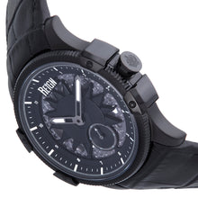 Load image into Gallery viewer, Reign Solstice Automatic Skeletonized Leather-Band Watch - Black / Black - REIRN6905