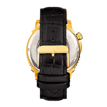 Load image into Gallery viewer, Reign Bauer Automatic Semi-Skeleton Leather-Band Watch - Gold/Black - REIRN6004
