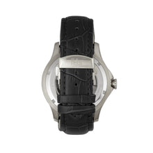 Load image into Gallery viewer, Reign Dantes Automatic Skeleton Dial Leather-Band Watch - Silver/Black - REIRN4704
