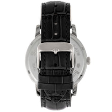 Load image into Gallery viewer, Reign Belfour Automatic Skeleton Leather-Band Watch - Silver/Black - REIRN3607
