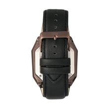 Load image into Gallery viewer, Reign Asher Automatic Sapphire Crystal Leather-Band Watch - Brown/Black - REIRN5104
