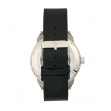 Load image into Gallery viewer, Reign Lafleur Automatic Leather-Band Watch w/Date - Silver/Red - REIRN5405
