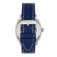 Load image into Gallery viewer, Reign Napoleon Automatic Semi-Skeleton Leather-Band Watch - Silver/Blue - REIRN5802
