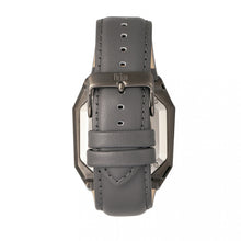 Load image into Gallery viewer, Reign Asher Automatic Sapphire Crystal Leather-Band Watch - Gunmetal/Grey - REIRN5103
