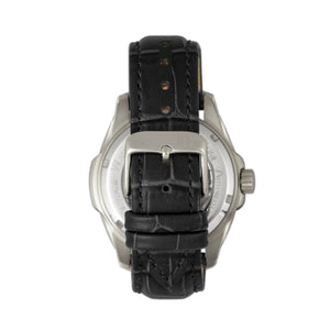 Reign Henley Automatic Semi-Skeleton Leather-Band Watch - Black/White - REIRN4503