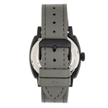 Load image into Gallery viewer, Reign Napoleon Automatic Semi-Skeleton Leather-Band Watch - Black/Grey - REIRN5804
