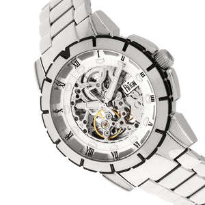 Reign Philippe Automatic Skeleton Bracelet Watch - Silver/White - REIRN4601