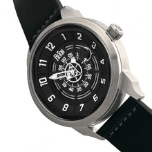 Load image into Gallery viewer, Reign Lafleur Automatic Leather-Band Watch w/Date - Silver/Black - REIRN5404

