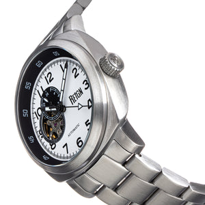 Reign Impaler Semi-Skeleton Bracelet Watch - White/SIlver - REIRN6107