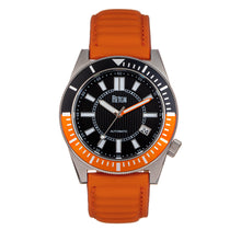 Load image into Gallery viewer, Reign Francis Leather-Band Watch w/Date - Black/Orange - REIRN6305
