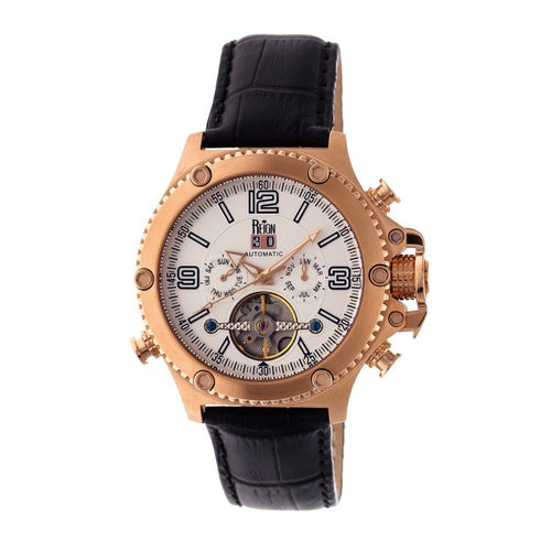 Reign Goliath Automatic Leather-Band Watch - REIRN3306
