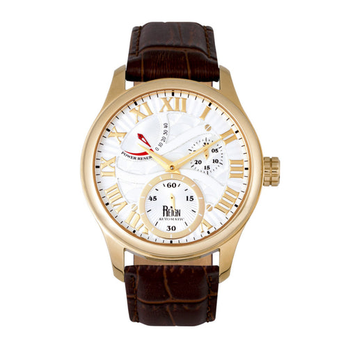 Reign Bhutan Leather-Band Automatic Watch - REIRN1605