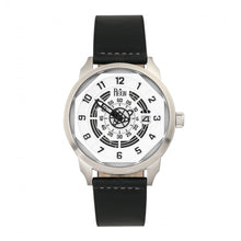 Load image into Gallery viewer, Reign Lafleur Automatic Leather-Band Watch w/Date - Silver - REIRN5401
