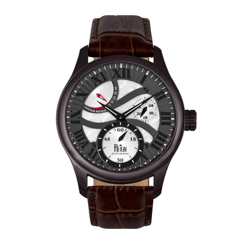 Reign Bhutan Leather-Band Automatic Watch - REIRN1604