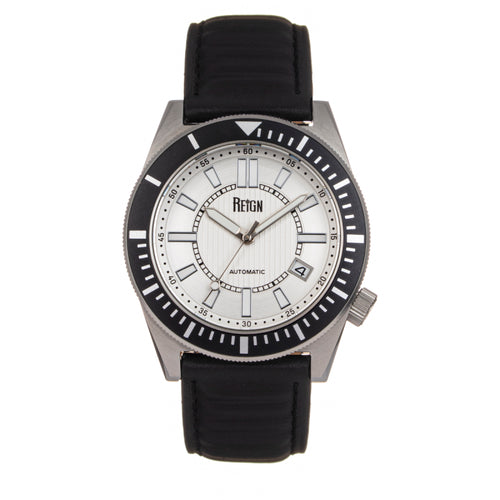 Reign Francis Leather-Band Watch w/Date - REIRN6301