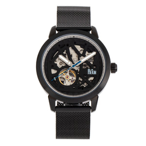 Reign Rudolf Automatic Skeleton Bracelet Watch - Black - REIRN5906