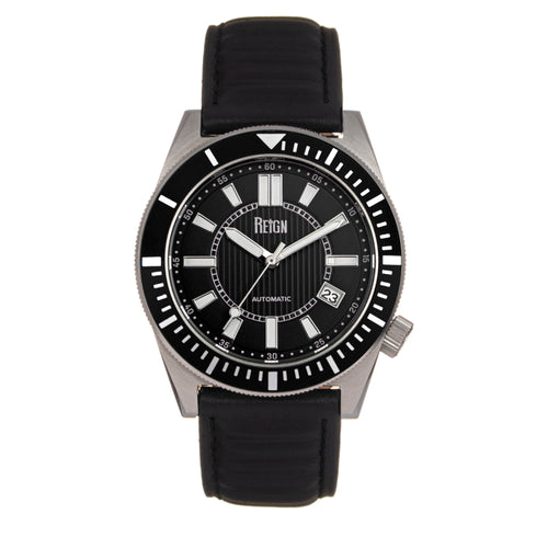 Reign Francis Leather-Band Watch w/Date - REIRN6302