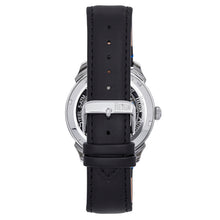 Load image into Gallery viewer, Reign Weston Automatic Skeletonized Leather-Band Watch- Black/Silver - REIRN6801
